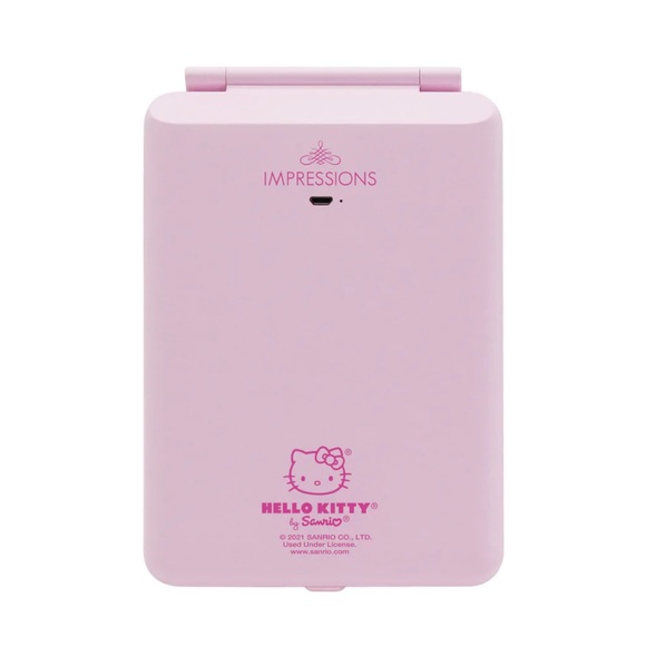 NEW HELLO KITTY (WHITE/PINK) TOUCH PAD MINI TRI-TONE LED MAKEUP MIRROR - Picture 7 of 13